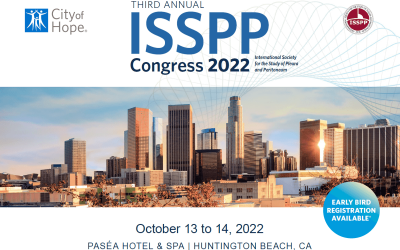3rd  ISSPP Congress in Huntington Beach, CA, USA, Oct 13-14th, 2022